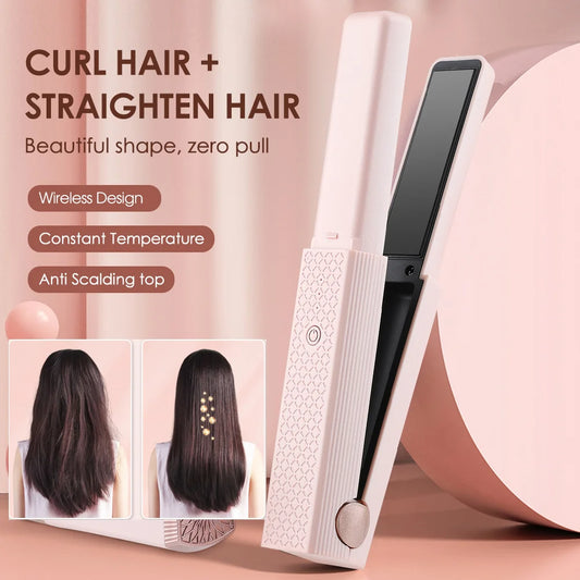 Hair Straightener Cordless Usb Hair Wireless Hair Splint Straight Hair Stick Portable